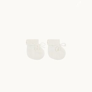 Marie Chantal Cashmere Cream Baby Booties